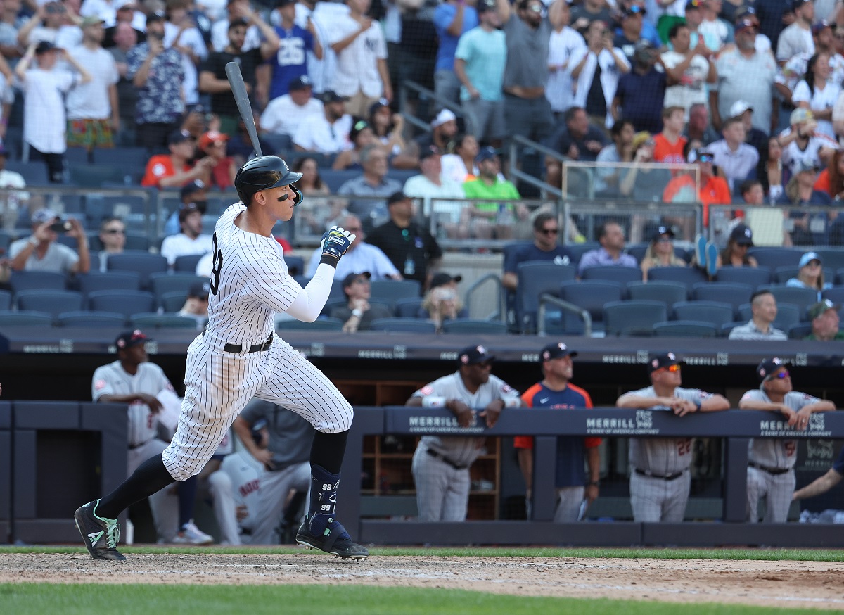 Aaron Judge es el primer pelotero en llegar a 30 jonrones este año.