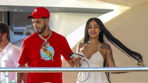 Anuel AA y Yailin en Ibiza.