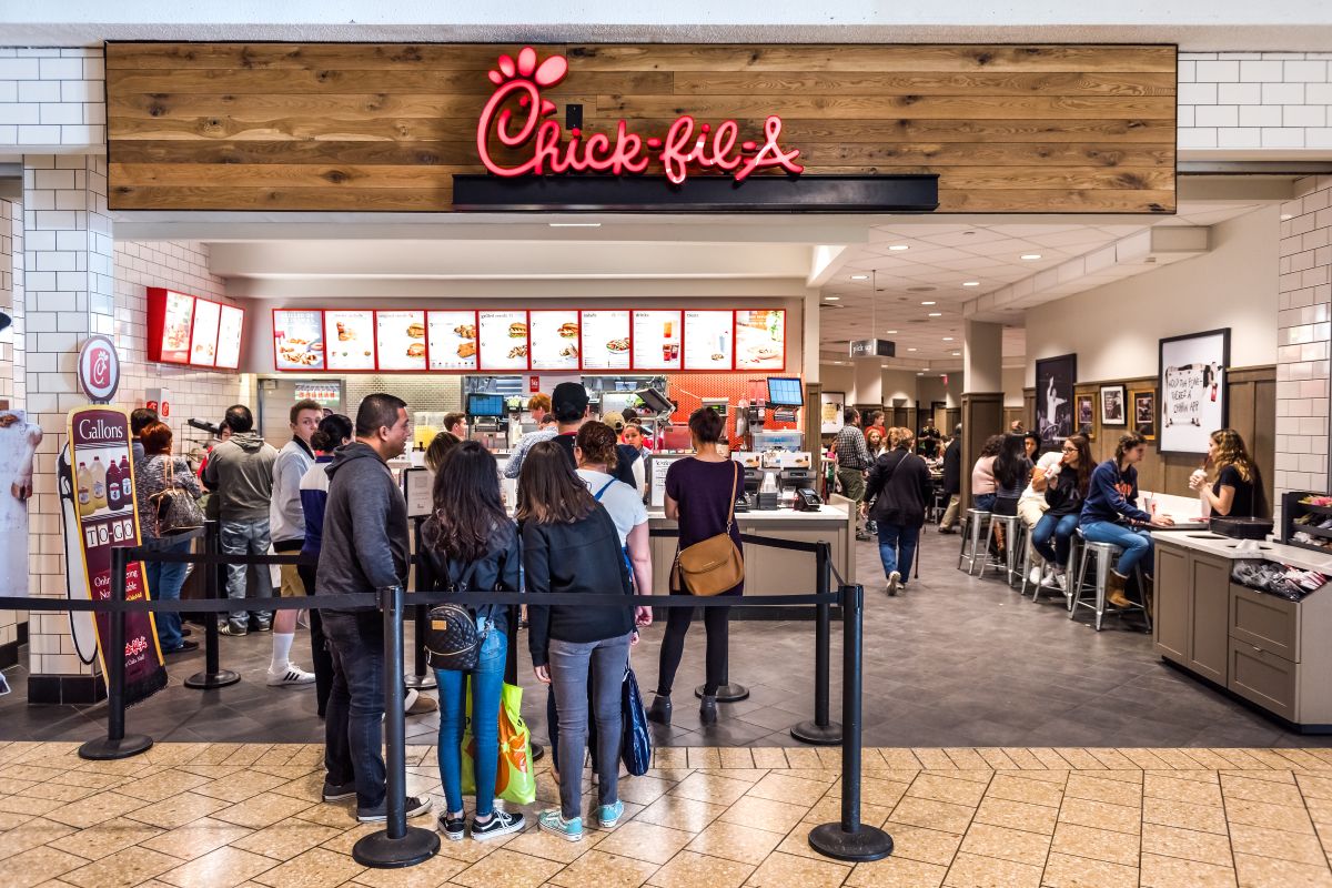 Chick-fil-A consolida su posición como restaurante preferido de comida rápida en EE.UU.