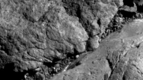 La PolyCam a bordo de la nave espacial OSIRIS-REx de la NASA, mapeó más de 1,500 fracturas de roca.