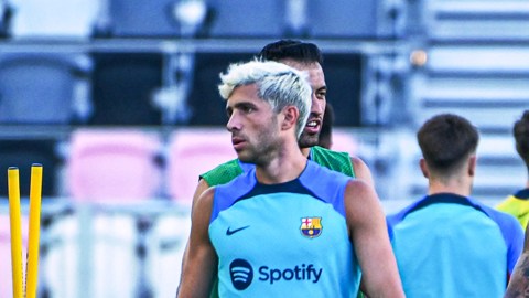Entrenamiento del FC Barcelona en Miami