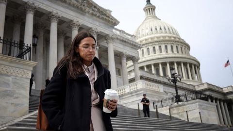 La representante demócrata Alexandria Ocasio-Cortez.