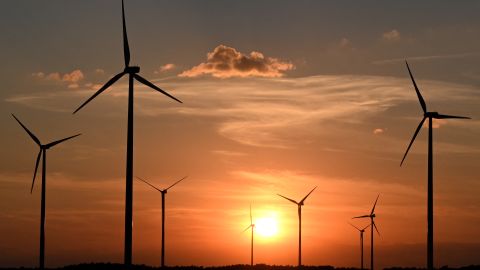 TOPSHOT-GERMANY-ENERGY-ENVIRONMENT-WIND-POWER-STATION