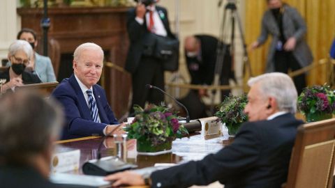 Los presidentes Joe Biden y López Obrador se reúnen este martes en la Casa Blanca.