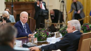 Los presidentes Joe Biden y López Obrador se reúnen este martes en la Casa Blanca.
