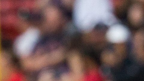 David Ortiz durante un homenaje que le realizó Boston Red Sox en 2022.