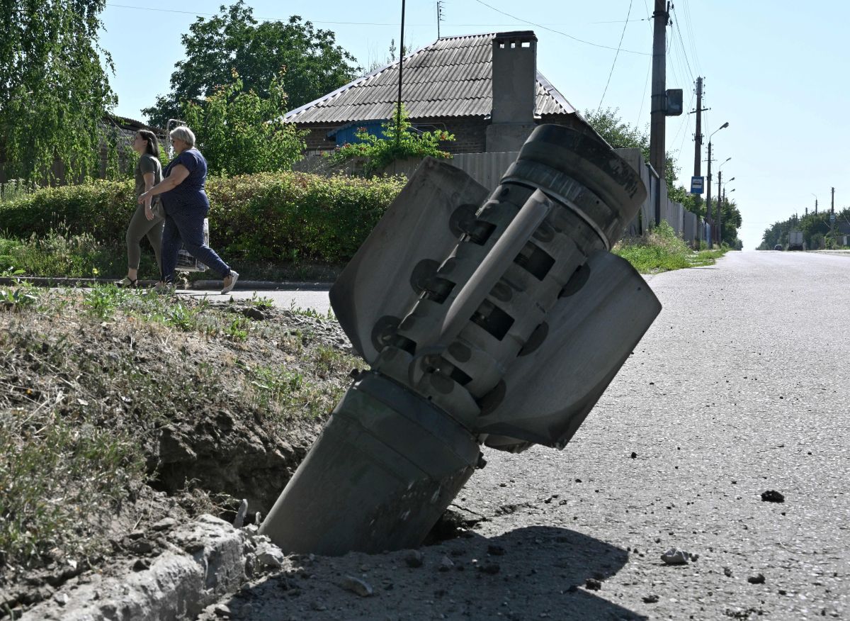 Según Rusia, Ucrania bombardeó Donetsk.