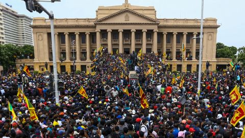 SRI LANKA-POLITICS-ECONOMY-PROTEST