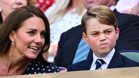 El Príncipe George acudió a su primer Wimbledon.