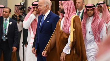 El presidente Joe Biden y el príncipe Mohammed bin Salman.