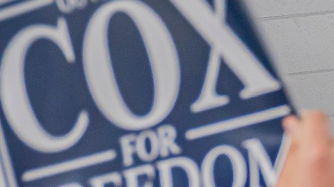 Dan Cox es aspirante republicano a gobernar Maryland.