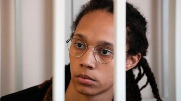Brittney Griner durante su detención en Rusia.