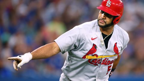 Albert Pujols se encuentra disputando la que será su última temporada en Grandes Ligas.