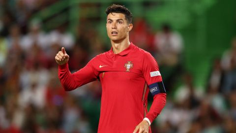 Cristiano Ronaldo durante un encuentro ante República Checa de la UEFA Nations League.