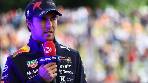 Checo Pérez tuvo que abandonar el Gran Premio de Austria en la vuelta 26.