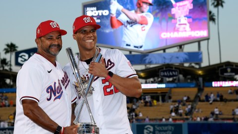 Dave Martínez y Juan Soto