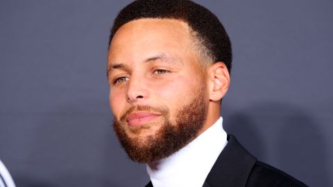 Stephen Curry durante la alfombra roja de los ESPYS 2022.