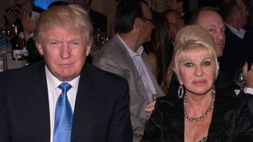 El expresidente Donald Trump y su exesposa Ivana.