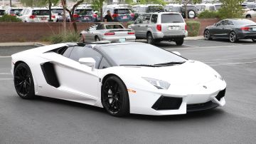 El Lamborghini Aventador es uno de los vehículos que posee Amir Tyson, con un valor superior a los $500,000 dólares.