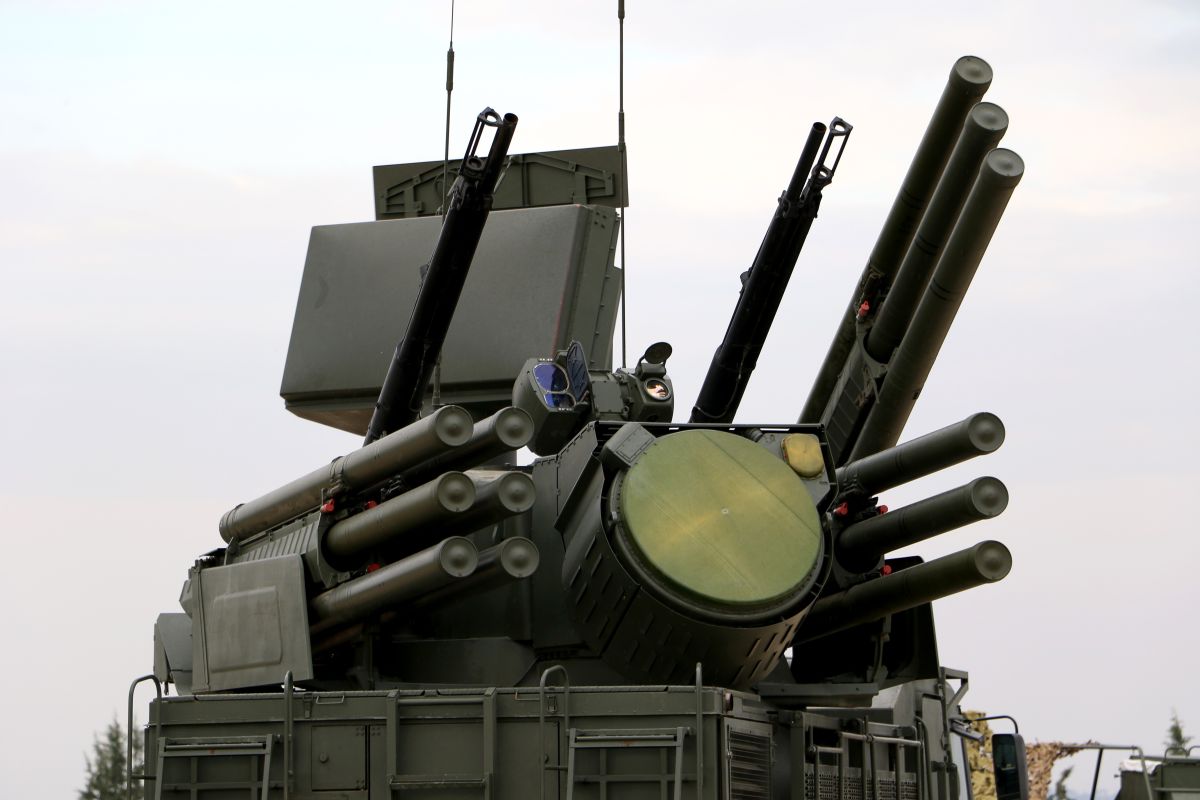 Pantsir-S1 es un sistema ruso de armas y misiles antiaéreos autopropulsados.