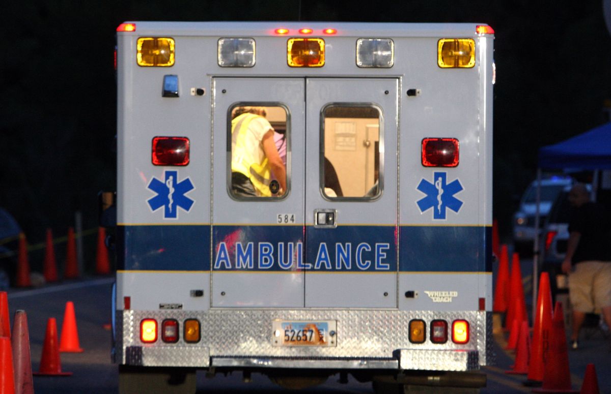 Ambulancia en rescate.