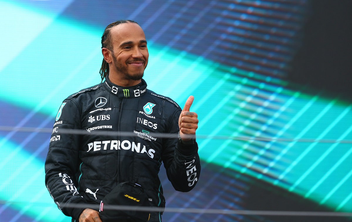 Hamilton viene de subirse en el podio del GP de Austria.