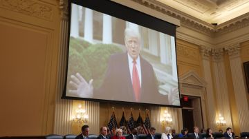 Mostraron un video del entonces presidente Donald Trump, grabando un mensaje dirigido a los manifestantes del 6 de enero.