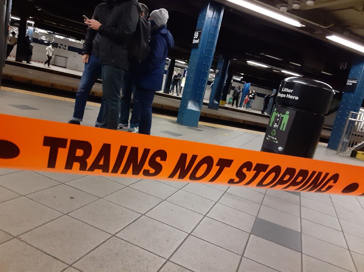 Suspensión del servicio en el Metro de Nueva York/Archivo.