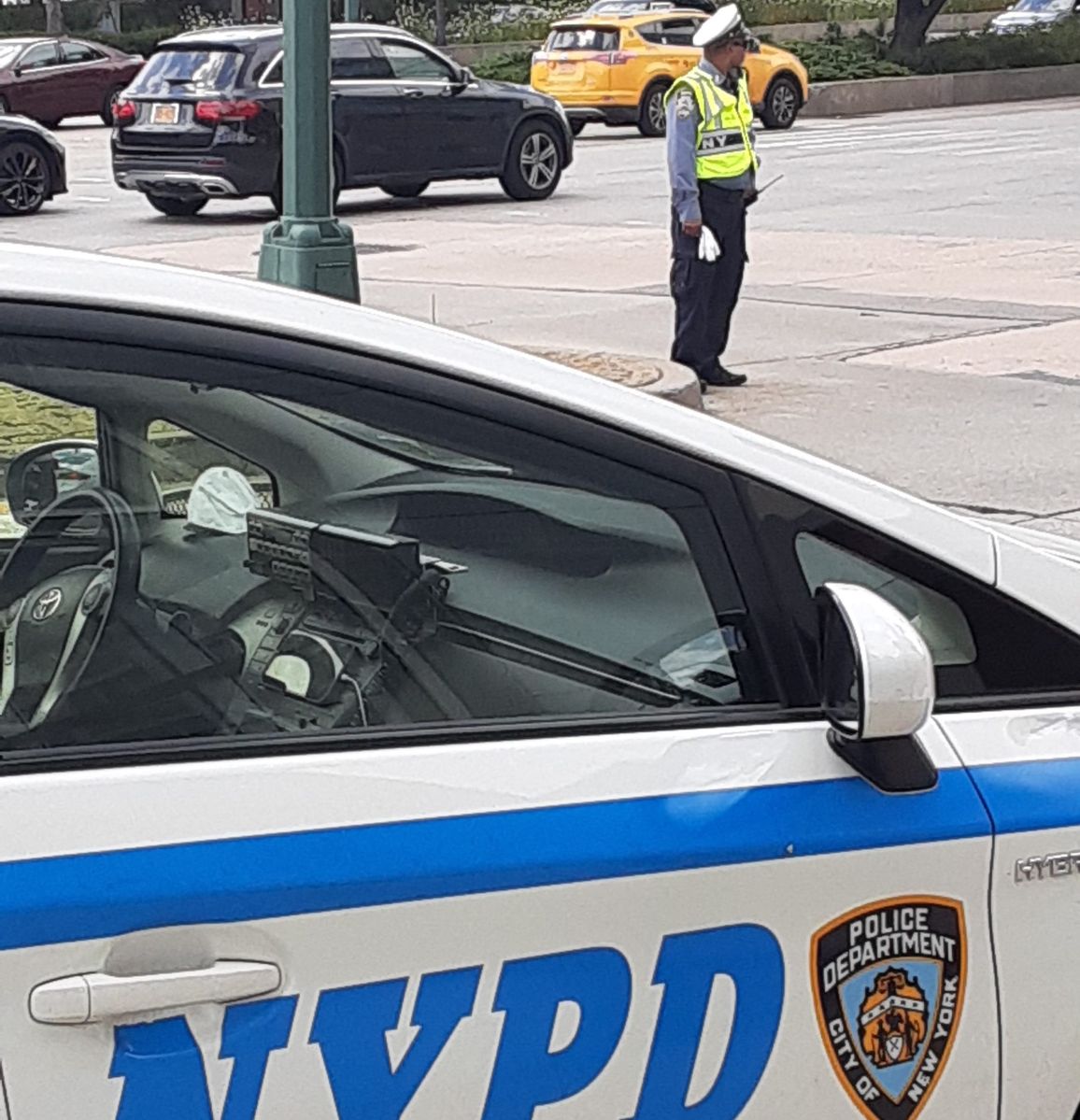 Policía vial de NYC.