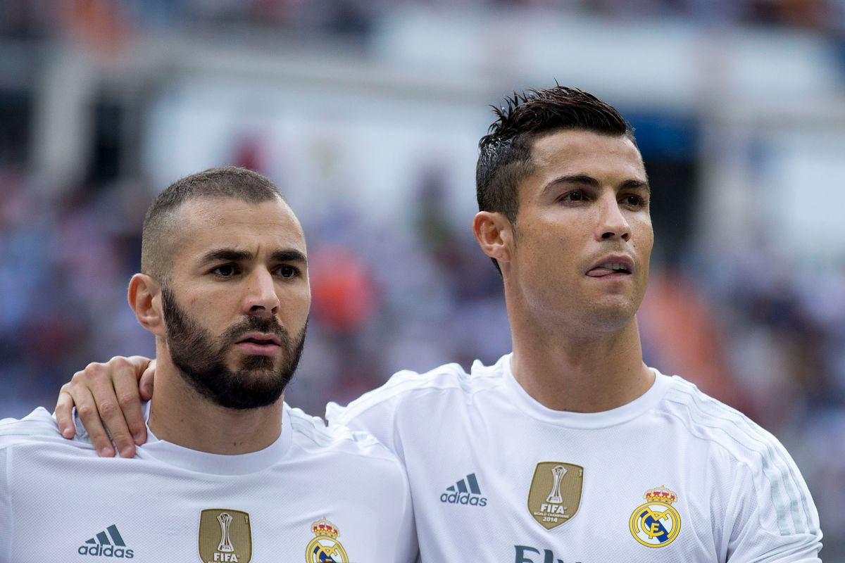Karim Benzema (izquierda) ha marcado más goles desde que se fue Cristiano Ronaldo (derecha). 