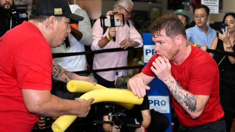 Canelo Alvarez Media Workout