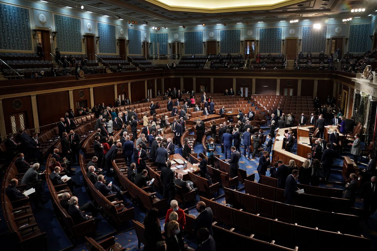 El Senado se reunió para tratar de aprobar cuanto antes el paquete de medidas propuestas por Biden y los demócratas.