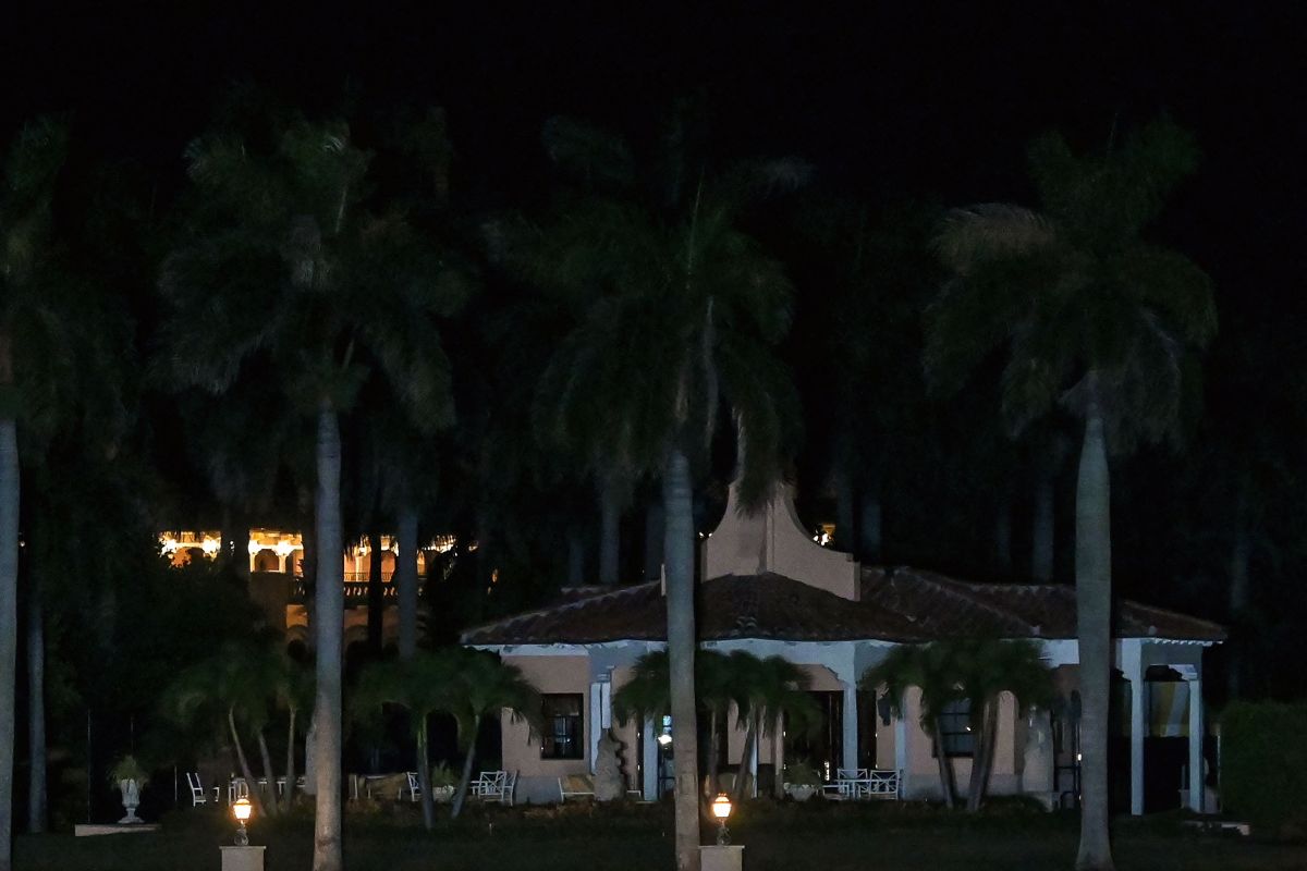 La casa del expresidente Donald Trump se muestra en Mar-A-Lago en Palm Beach, Florida.