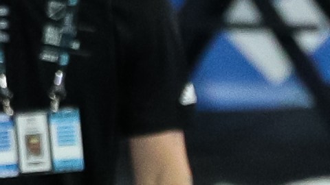 Jugadores de la MLS celebran luego que Hany Mukhtar estrellara el balón en el travesaño y le diera la victoria a la MLS sobre la Liga MX en la Competencia de Habilidades.
