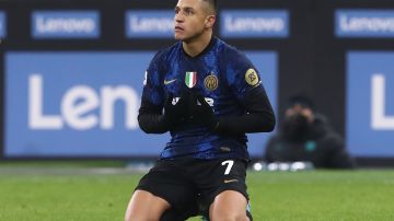 Alexis Sánchez se despide después de 109 partidos con el Inter de Milán.