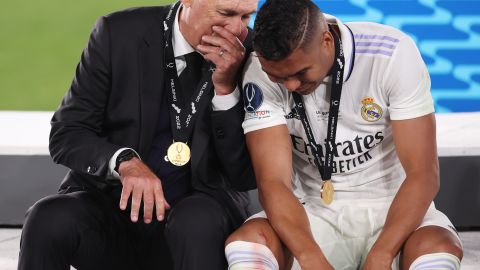 Carlo Ancelotti y Casemiro