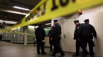 NYPD Subway Times Square
