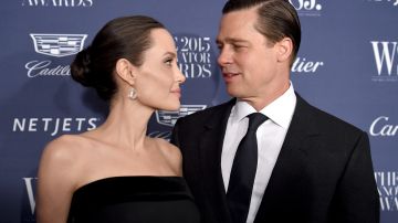 Angelina Jolie junto a Brad Pitt.