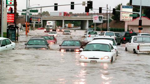 Las Vegas Inundación Lluvias