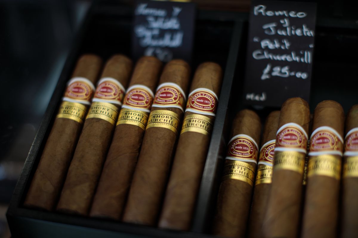 Cigarros "La Corona", que Winston Churchill solía fumar.