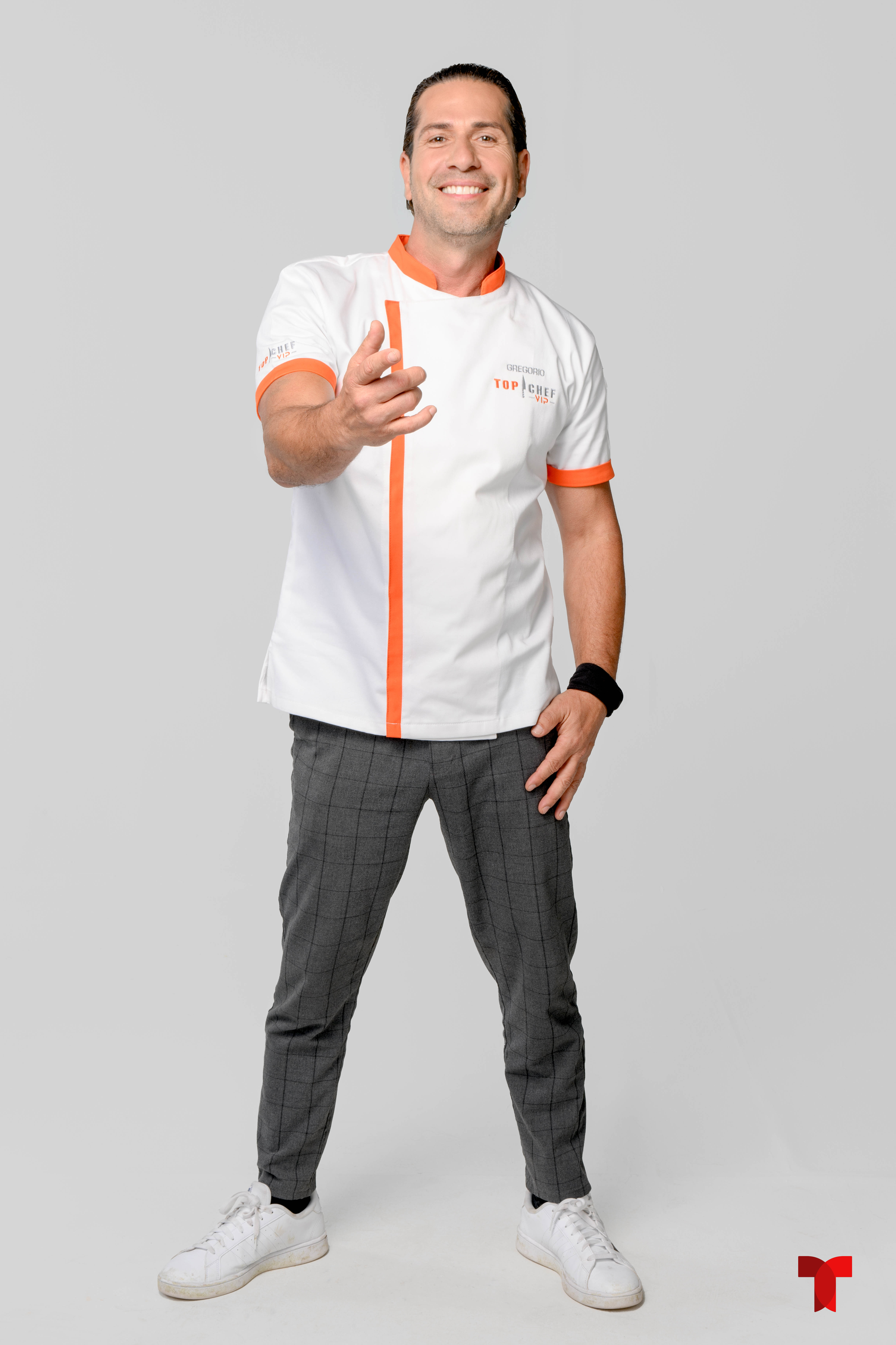 Gregorio Pernia en Top Chef VIP de Telemundo.