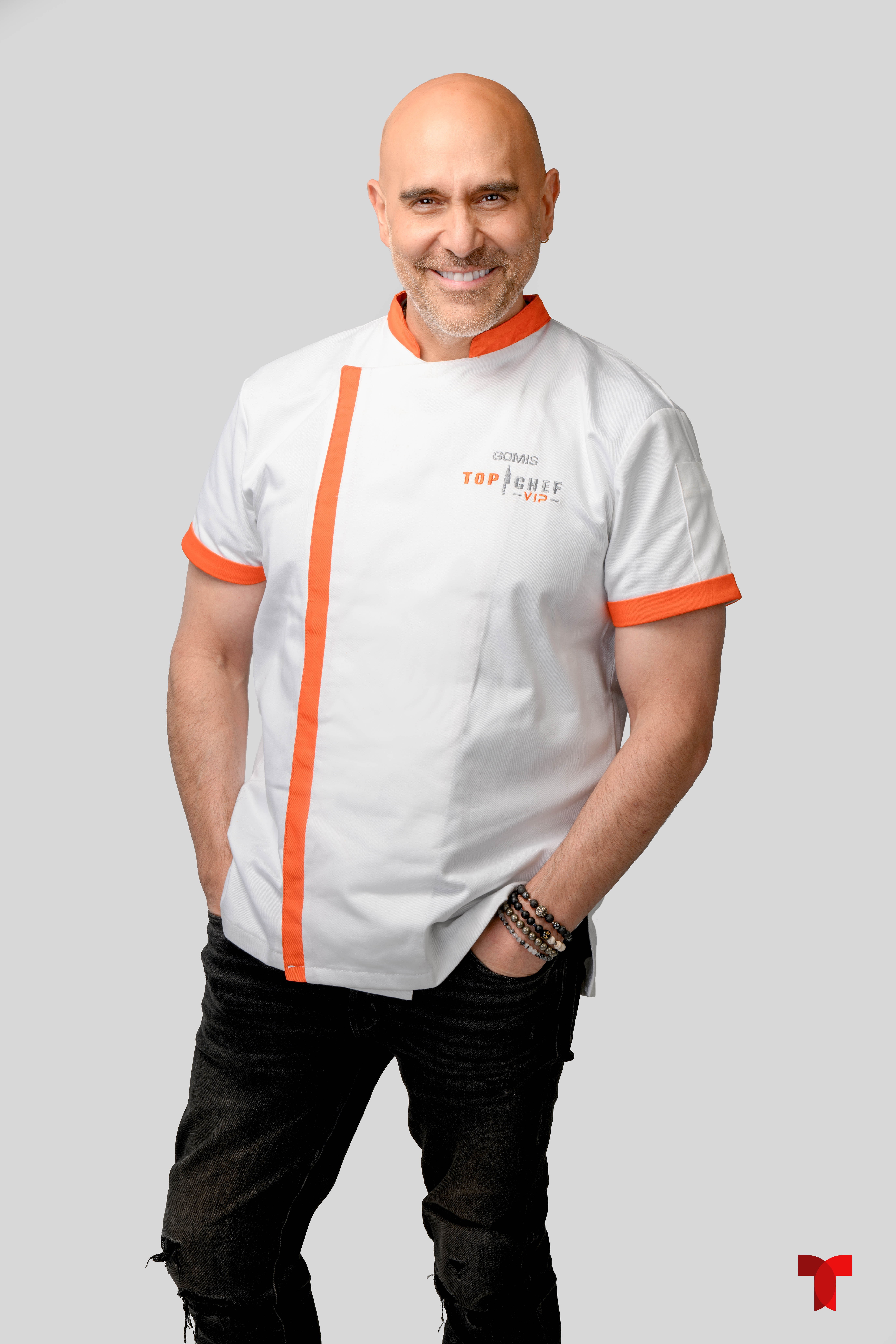 Héctor Suárez Gomis en Top Chef VIP de Telemundo.