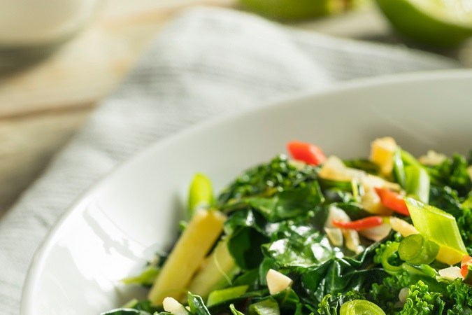 Ensalada de hojas verdes