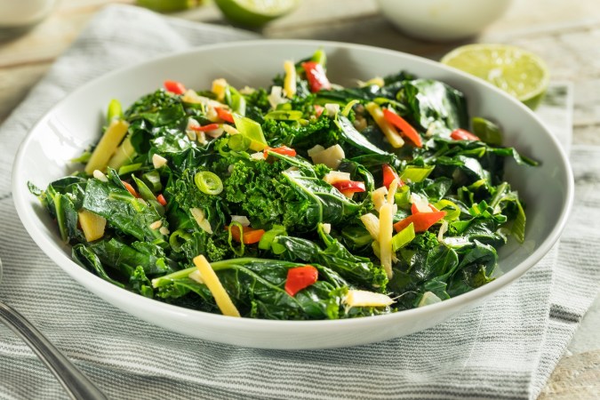 Ensalada de hojas verdes