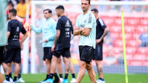 Argentina Training Session in San Mamés