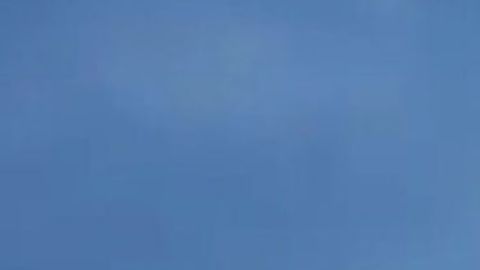 Momento en el que derriban un dron ruso con un misil Stigner.