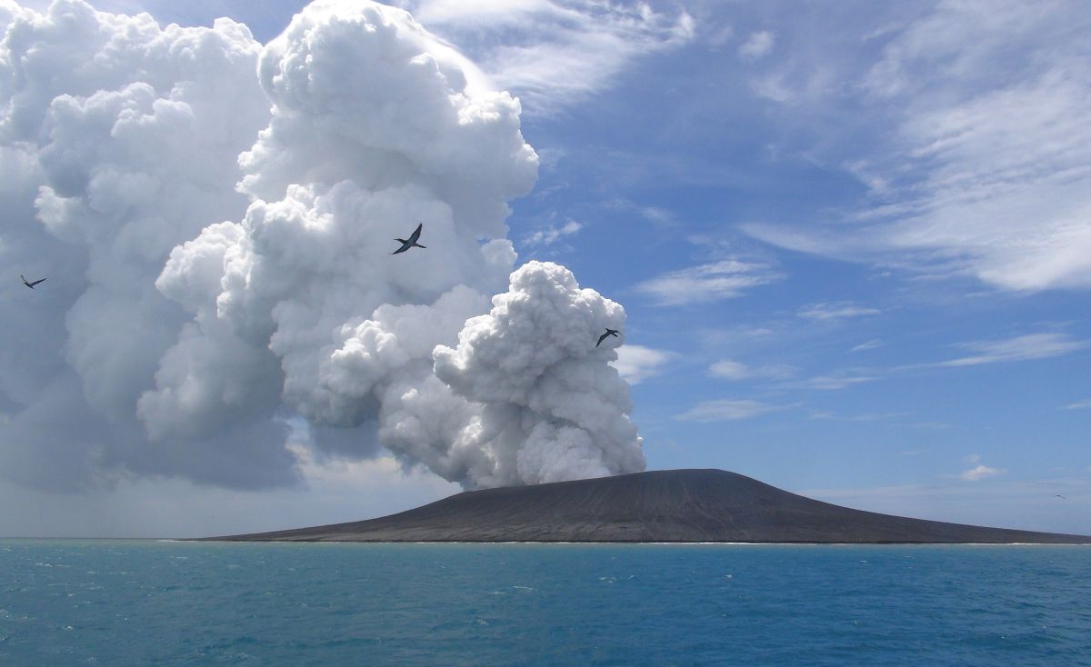 El volcán provocó una de las mayores erupciones jamás registradas.