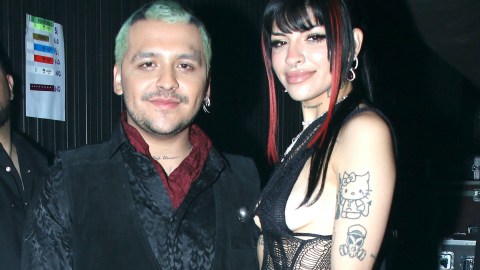 Christian Nodal y Cazzu.