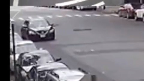 Tiroteo captado in fraganti.