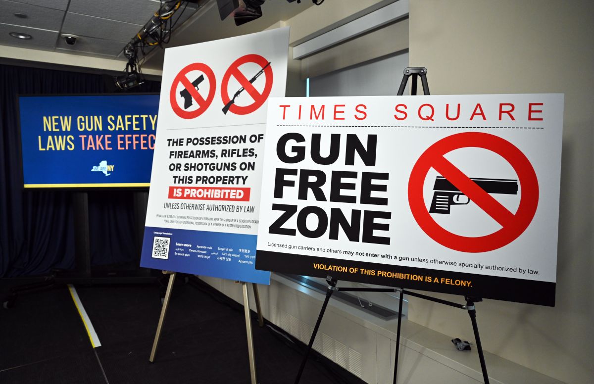 Mayor Adams signs Times Square gun ban as court battle continues